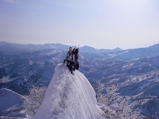 海谷　烏帽子岳東稜〜阿弥陀山