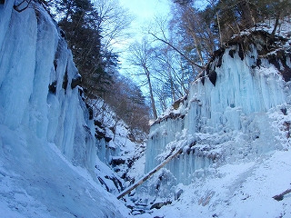 湯川　アイスクライミング