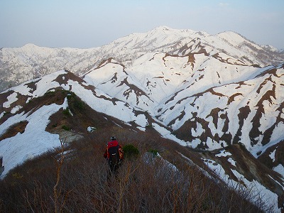 悪場峠〜五剣谷岳〜割岩山往復〜粟ヶ岳