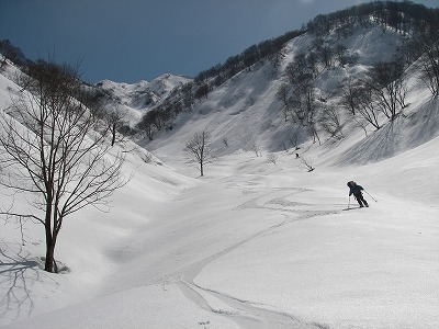 飯豊・二王子岳　山スキー