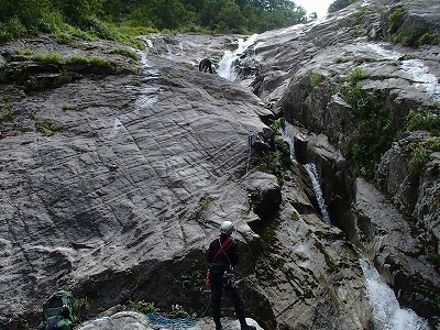 2014年9月 会山行・平ヶ岳集中 大白沢大ハゲ沢