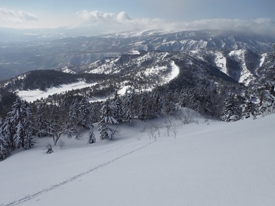 上信国境　大高山山スキー