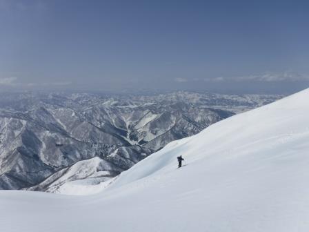 越後/柄沢山山スキー