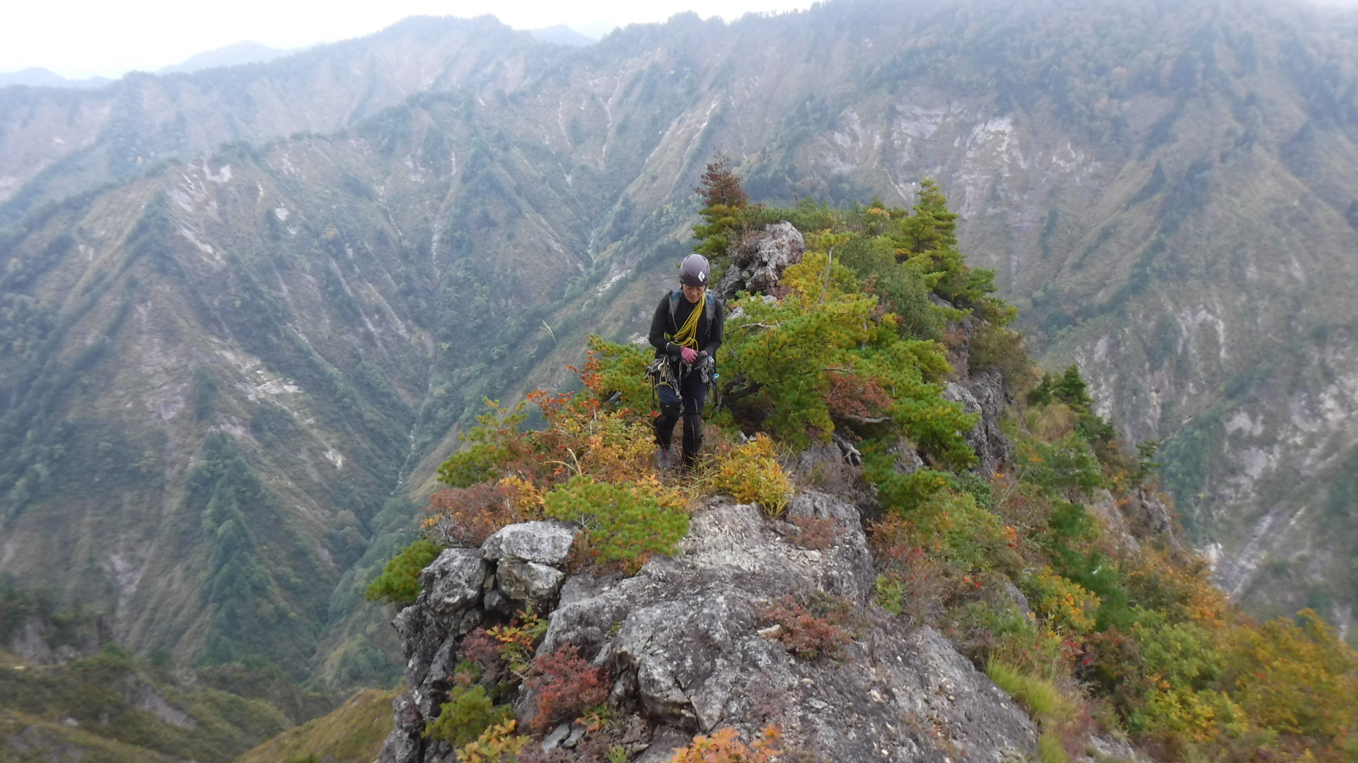 御神楽岳　水晶尾根