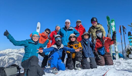 北ア/平湯スキー合宿_大崩山